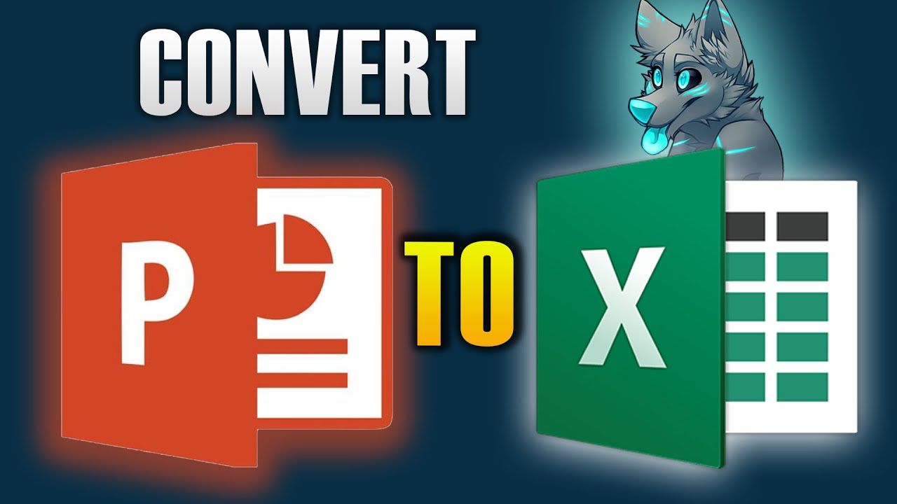 convert powerpoint presentation to excel