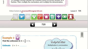 5th Grade Math Chapter 10 Lesson 4: Multiply Whole Numbers and Fractions