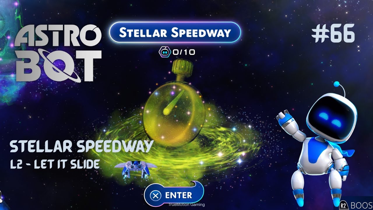Astro Bot Let It Slide – 100% Collectibles (No Commentary) | TrueMotion Gaming