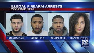 Four arrested after illegal firearm investigation in Springfield