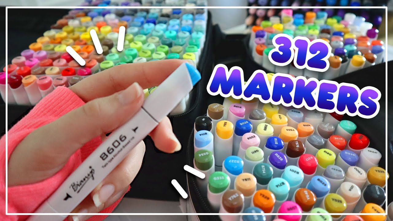 THE MOST MARKERS I'VE EVER SEEN!