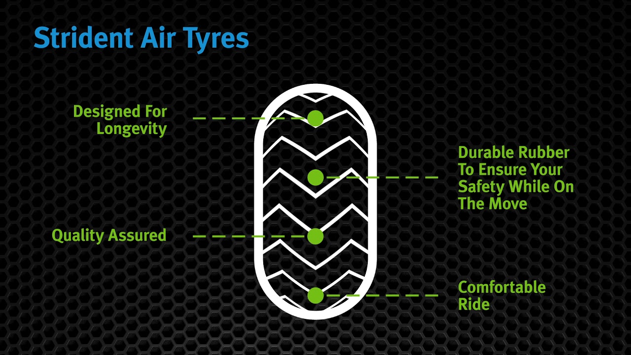 Strident Traction Mobility Tyres - YouTube