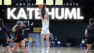Kate Huml UWO Career Highlights