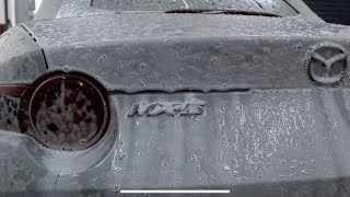 MAZDA MX-5 | Interior and Exterior Wash - Full Detail ASMR