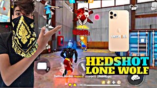 Free Fire Game Play🥵 With Lone Wolf Headshot Game Play🔥90%Headshot rate⚡ With Vivo y 21📱#viralvideo