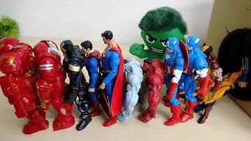 マーベルヒーロー アベンジャーズ 後ろ向きに歩いていく すぽすぽ動画