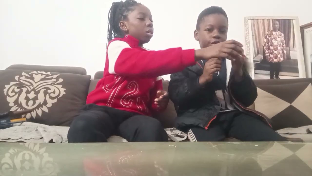 My  little brother Unboxes his new toy gun 