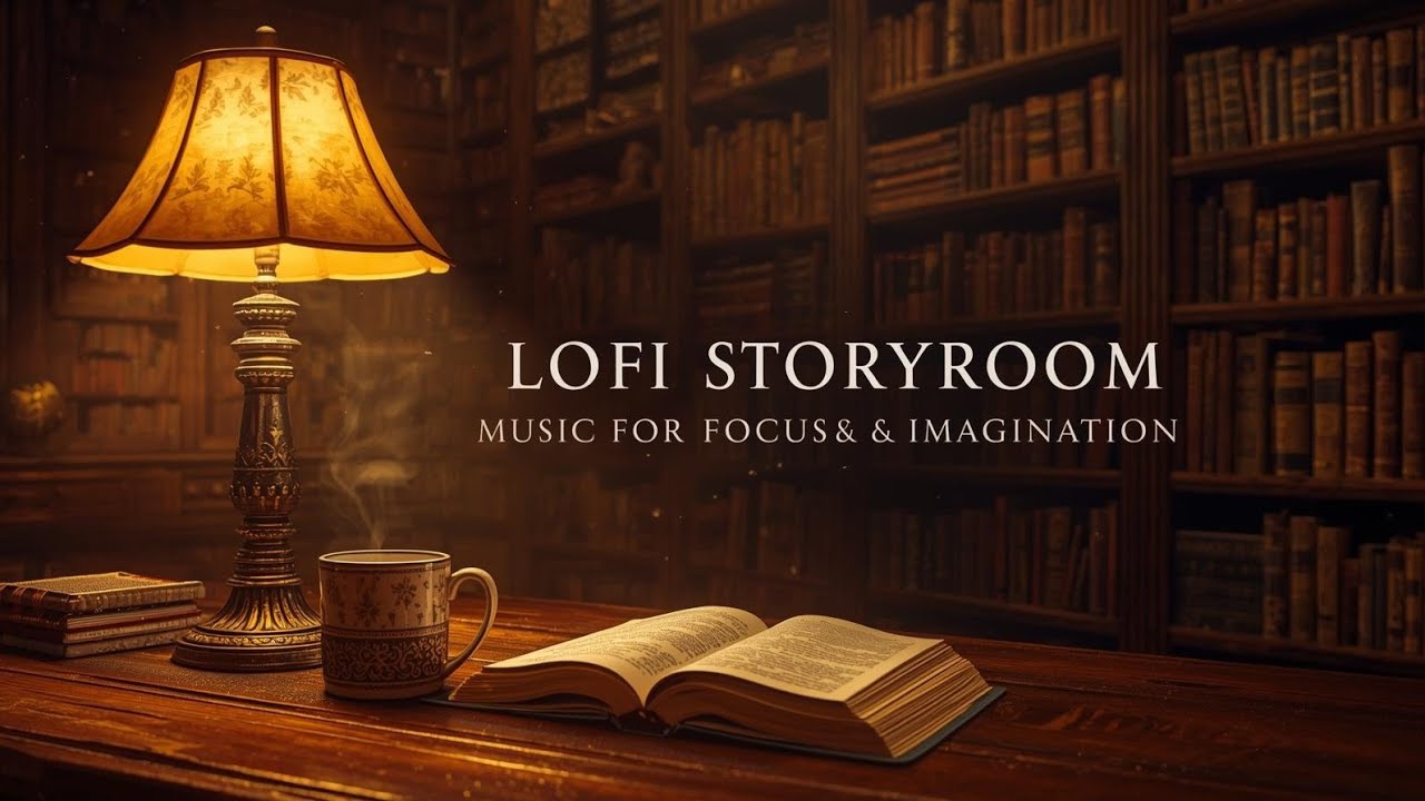 “LoFi Storyroom – Calm Beats for Reading, Studying & Late Night Reflection 📚✨”