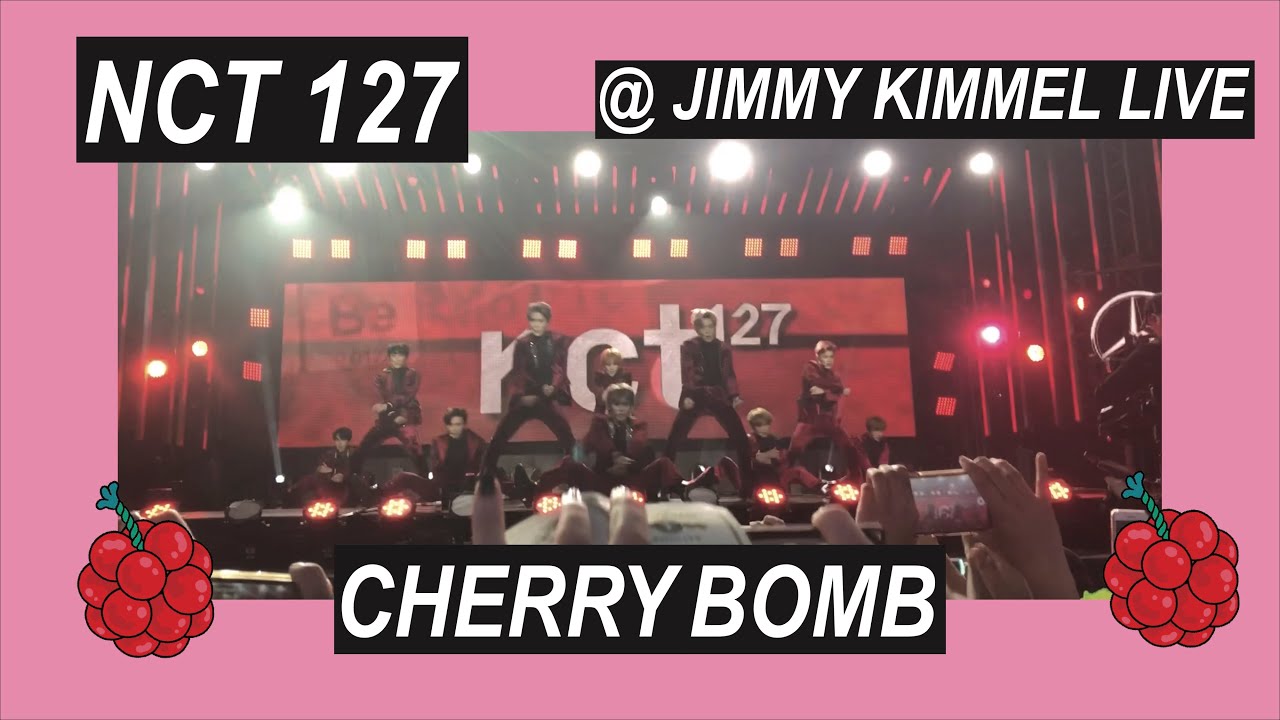 [HD FANCAM] NCT 127: CHERRY BOMB @ JIMMY KIMMEL LIVE (Korean ver)