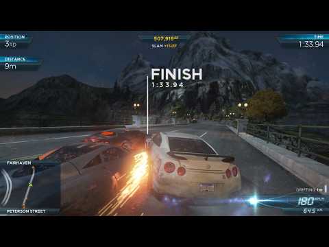 Tight Win Nissan GTR NFS Most Wanted 2 Sports Sprint Sprint Race