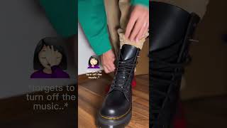 Unboxing & Fitting of the Dr. Martens Jadon Hi Boots #shorts screenshot 2