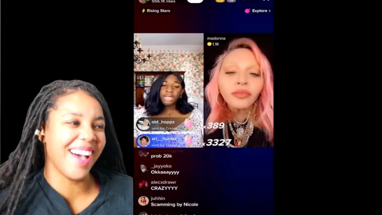 Terri Jo Vs. Madonna on TikTok Live Reaction YouTube