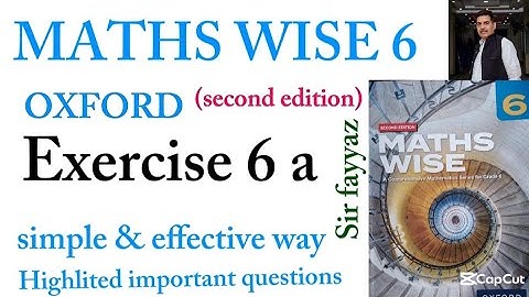 MATHS WISE 6 | EXERCISE 6A | OXFORD SECOND EDITION | EX 6a | introduction to Algebra