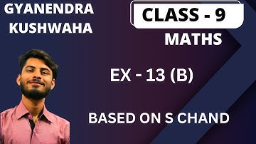 class 9 I "Using Chords and Inscribed Angles to Solve Circle Problems" I ex 13(B) I @mathsbyGK