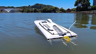 TFL OSPREY TWIN MOTOR RC BOAT 6s 6s With Temp Test🌞🌞👍👍Summer Time New Zealand