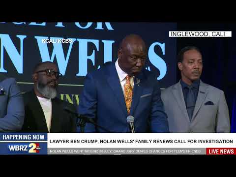 WATCH: Attorney Ben Crump joins parents of Nolan Wells renewing calls for federal investigation
