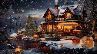Cozy House Christmas | Relaxing Fire Crackling, Snowing Outside and Christmas Tree | Winter Ambience by Muny Autumn  2,346 views 5 months ago 6 hours, 1 minute