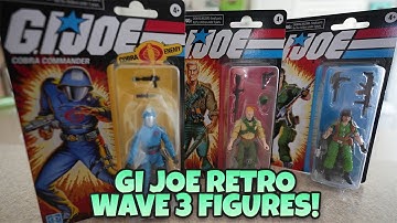 GI Joe Retro Wave 3 Figures Review