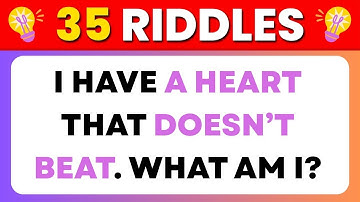 Can You Solve These 35 Mind-Twisting Riddles? | Ultimate Riddle Quiz Challenge