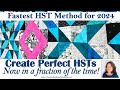 Fastest hst method for 2024  lea louise quilts tutorial