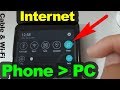 Comment partager linternet tlphonique donnes mobiles avec un pc via le cble et sans fil