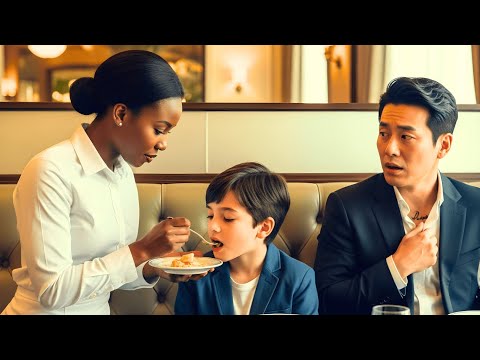 KOREAN MAFIA BOSS SAW THE BLACK WAITRESS FEEDING HIS AUTISTIC SON AND SHE CHANGED HIS LIFE FOREVER 