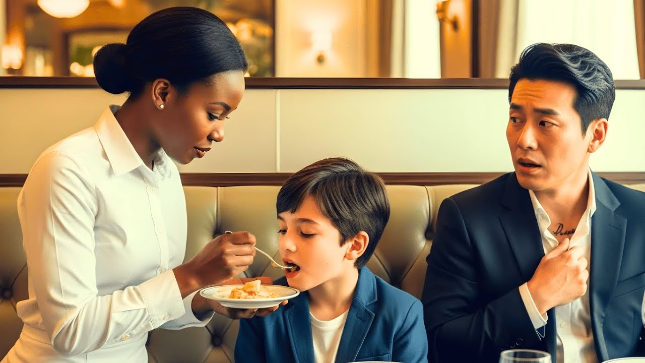 KOREAN MAFIA BOSS SAW THE BLACK WAITRESS FEEDING HIS AUTISTIC SON — AND SHE CHANGED HIS LIFE FOREVER