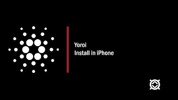 How to Install Yoroi on your iphone