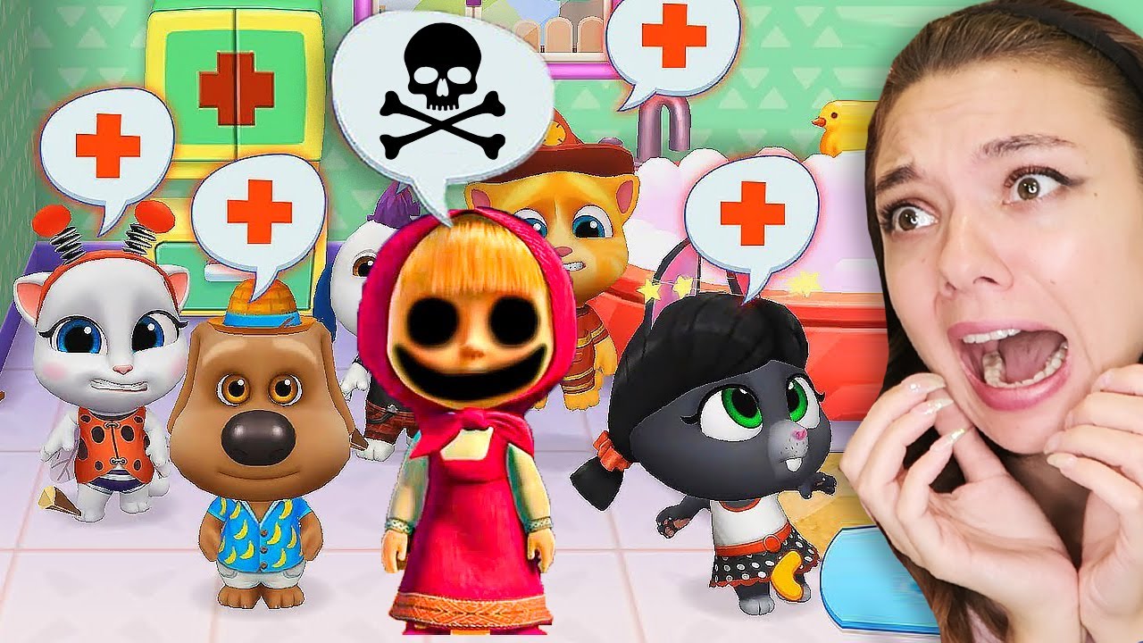 ЗЛАЯ МАША и МЕДВЕДЬ НЕНАВИДЯТ ГОВОРЯЩИХ ДРУЗЕЙ! НИКОГДА НЕ ИГРАЙ В ТОМ И ЕГО ДРУЗЬЯ в 3 ЧАСА НОЧИ