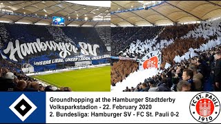 Groundhopping at the Hamburger Stadtderby 2020 | Hamburger SV - FC St. Pauli 0-2