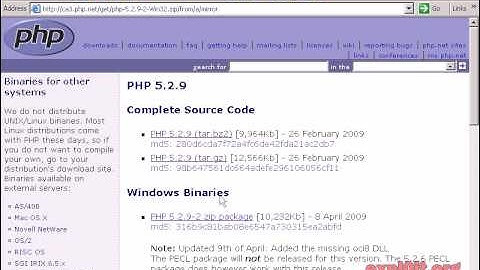 How to install Apache + PHP + MySQL in Windows: Part 2/3