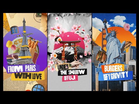 Travel Collage Stories After Effects Template