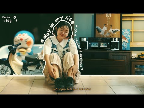 a day in my life ☕ họp đồ án Truyền thông, Bản cà phê, ăn đồ ăn Nhật | mini vlog #2