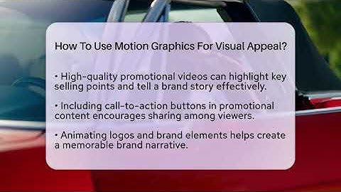 How To Use Motion Graphics For Visual Appeal? - Everyday-Networking