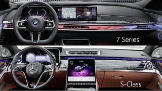 2023 BMW 7 Series vs Mercedes S-Class | Luxury Interiors Comparison