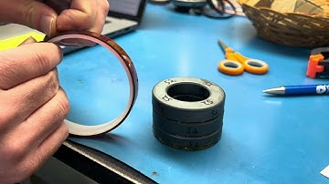 QRO EFHW How To Tape The Edges Of Your Toroids