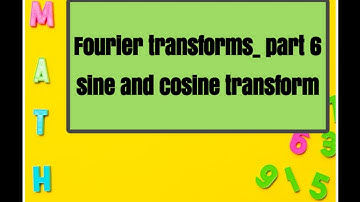 Fourier cosine and sine Problems