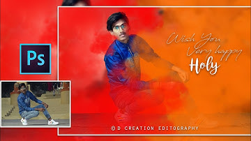 Holi special photo manipulation / how to edit like aslam momz / cb editing tutorial / Photoshop cc