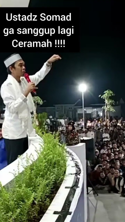 Ustadz Somad Tidak Sanggup lagi Ceramah
