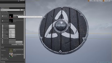 Viking Shield 3D Model - UE4 Pattern Parameters Showcase