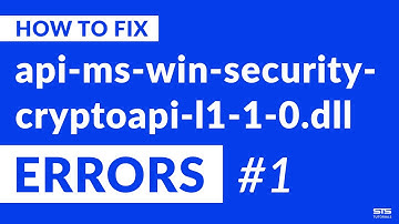 api-ms-win-security-cryptoapi-l1-1-0.dll Missing Error on Windows | 2020 | Fix #1