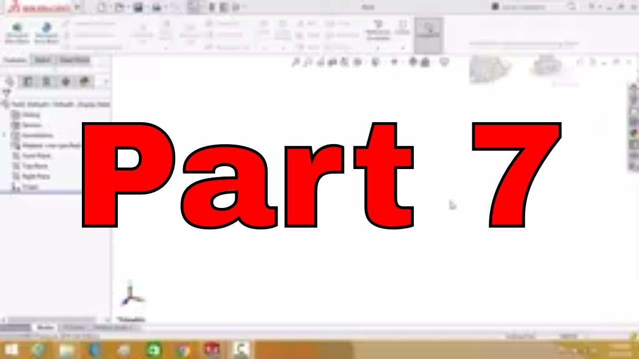 SolidWorks Complete Tutorial in Urdu and Hindi Part 7 - YouTube