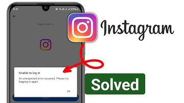 Fix Instagram login unexpected error occurred Problem -2025 || Instagram login problem today