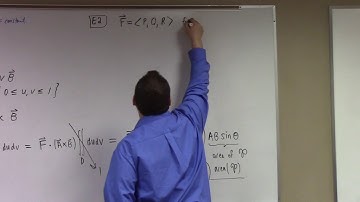 Multivariate Calculus: examples of surface integrals, 4-18-18