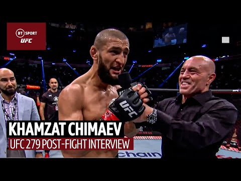 "i'm the most dangerous guy... I'm coming for everyone" khamzat chimaev ufc 279 post-fight interview