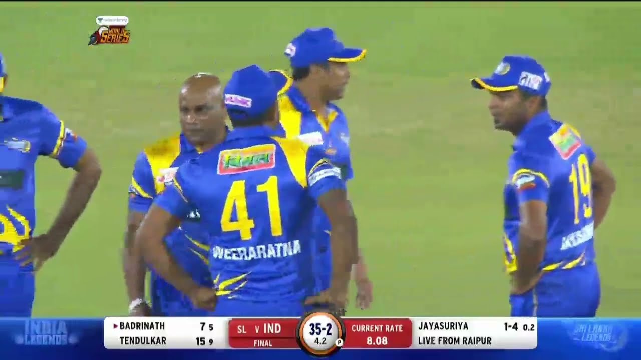 Sri Lanka Legends vs India Legends Road Safety World Series Season 1 Colors Cineplex