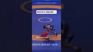 Luke Lilledahl Used A Beautiful Takedown Sequence To Secure. 4 - 0 Victory In The U23 World Finals