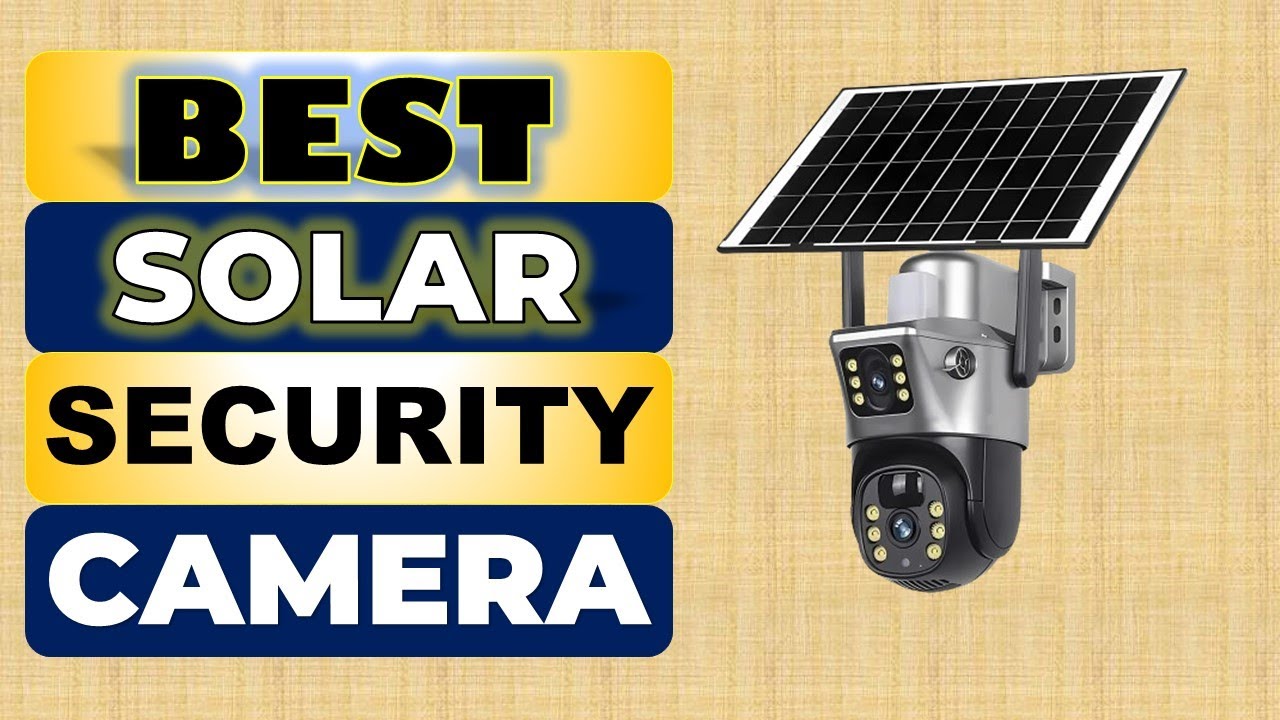 Top 5 Best Solar Security Camera in 2025 || From Aliexpress - YouTube