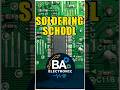 Soldering School #repair #solderingtips #smdsoldering #fix