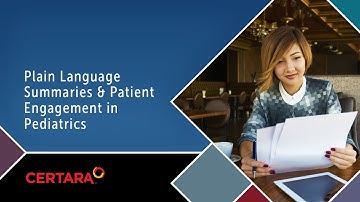 Plain Language Summaries & Patient Engagement in Pediatrics